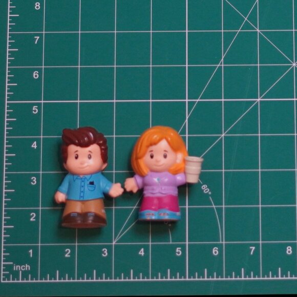Fisher‑Price Little People Mother & School Teacher Replacement Figures 2PK EUC - Picture 11 of 12